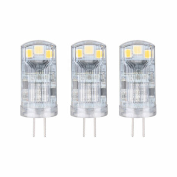 Paulmann Standard 12V LED Stiftsockel G4 3er-Pack  3x200lm 3x1.8W 2700K  Klar