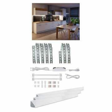 Paulmann MaxLED 500 Bundle Küche Comfort Oberschrank 1.5m 9W 550lm/m 2700K 20VA