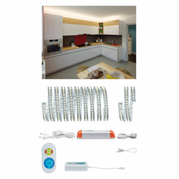 Paulmann MaxLED 1000 Bundle Küche Comfort Indirekt 3m beschichtet IP44 35W 880lm/m 2700K 60VA