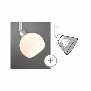 Paulmann URail Schirm Wolbi DecoSystems  90mm Opal
