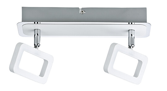 Paulmann Spotlight Frame    3000K 2x320lm 230V 2x4.5W  Weiß matt#Chrom