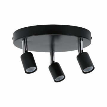 Paulmann Spotlight Carolina  IP44 GU10   230V max. 3x10W dimmbar Anthrazit#Chrom