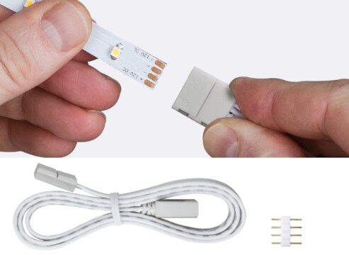 Paulmann YourLED ECO Verbinder Clip 0.5m  Weiß