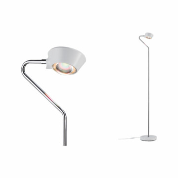 Paulmann LED Stehleuchte 3-Step-Dim Ramos  2700K 840lm / 320lm 7.5 / 1x3.5W Weiß matt#Chrom
