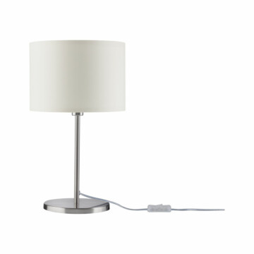 Paulmann Tischleuchte Tessa E14   max. 40W Creme#Eisen gebürstet
