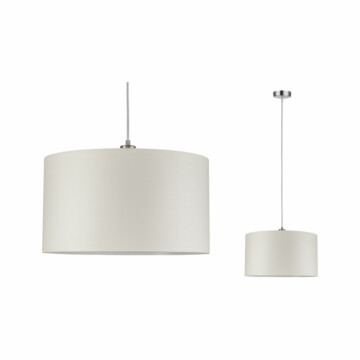 Paulmann Pendelleuchte Tessa  E27   max. 60W Creme#Eisen gebürstet dimmbar