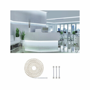 Paulmann MaxLED 500 LED Strip Tageslichtweiß Einzelstripe  20m   72W 550lm/m 72LEDs/m 6500K