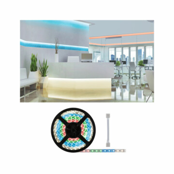Paulmann MaxLED 500 LED Strip RGBW Einzelstripe inkl. Adapterkabel 10m   72W 500lm/m 60LEDs/m RGBW+