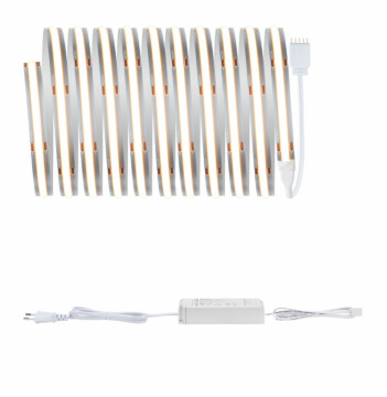 Paulmann MaxLED 500 LED Strip Warmweiß COB Full-Line Basisset  3m   19W 500lm/m 480LEDs/m 2700K 36VA