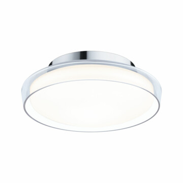 Paulmann Selection Bathroom LED Deckenleuchte Luena IP44  3000K 600lm 230V 11.5W  Glas#Chrom