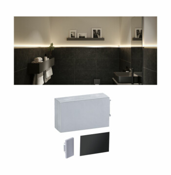 Paulmann LumiTiles Zubehör Profil Top Abdeckung  45x24mm Telegrau