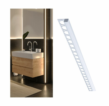 Paulmann LumiTiles LED Strip Profil Frame 1m Alu eloxiert#Satin