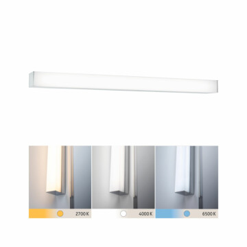 Paulmann LED Spiegelleuchte Tova  IP44  Tunable White 600lm 230V 6.2W dimmbar Chrom#Weiß