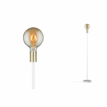 Paulmann Neordic Stehleuchte Nordin E27   max. 20W Weiß#Gold matt Marmor#Metall