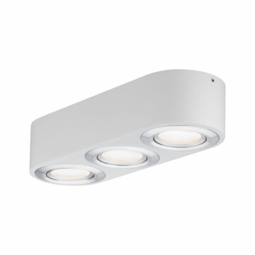 Paulmann LED Deckenleuchte 3-Step-Dim Argun    3000K 3x280lm 230V 3x4.2W dimmbar Weiß#Alu gebürstet