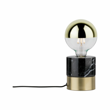 Paulmann Neordic Tischleuchte Vala E27   max. 20W Messing gebürstet#Marmor Metall#Marmor
