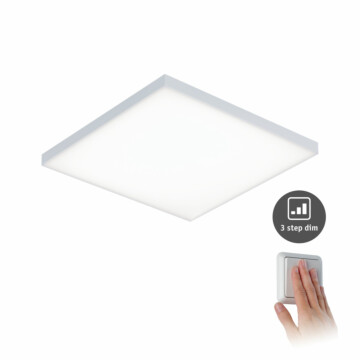 Paulmann LED Panel 3-Step-Dim Velora  eckig 295x295mm  17W 1600lm 3000K Weiß matt dimmbar