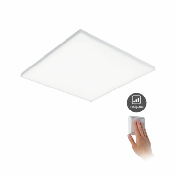 Paulmann LED Panel 3-Step-Dim Velora  eckig 595x595mm  34W 3500lm 3000K Weiß matt dimmbar