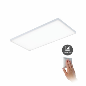 Paulmann LED Panel 3-Step-Dim Velora  eckig 595x295mm  26W 2550lm 3000K Weiß matt dimmbar