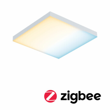 Paulmann LED Panel Smart Home Zigbee 3.0 Velora  eckig 225x225mm  8.5W 800lm Tunable White Weiß matt dimmbar