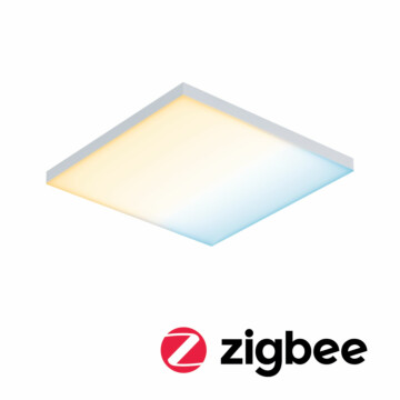Paulmann LED Panel Smart Home Zigbee 3.0 Velora  eckig 295x295mm  10.5W 1100lm Tunable White Weiß matt dimmbar