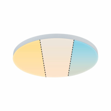 Paulmann LED Panel Velora  rund 400mm  19W 2130lm White Switch Weiß