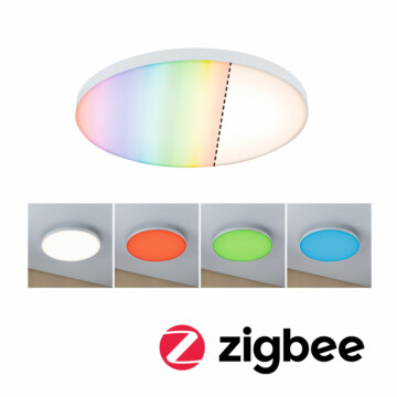 Paulmann LED Panel Smart Home Zigbee 3.0 Velora  rund 400mm  22W 2000lm RGBW Weiß dimmbar