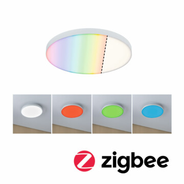 Paulmann LED Panel Smart Home Zigbee 3.0 Velora  rund 300mm  16.5W 1600lm RGBW Weiß dimmbar