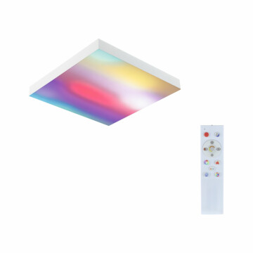 Paulmann LED Panel Velora Rainbow dynamicRGBW   eckig 295x295mm  13.2W 1140lm 3000 - 6500K Weiß dimmbar