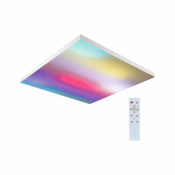 Paulmann LED Panel Velora Rainbow dynamicRGBW   eckig 595x595mm  31W 2820lm 3000 - 6500K Weiß dimmbar