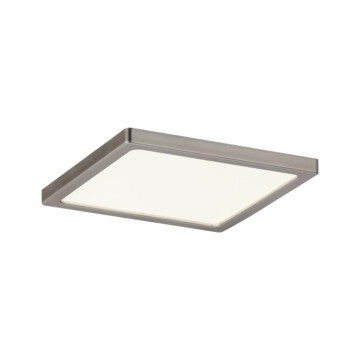 Paulmann LED Einbaupanel Areo IP44 eckig 120x120mm  6.5W 418lm 3000K Nickel matt dimmbar