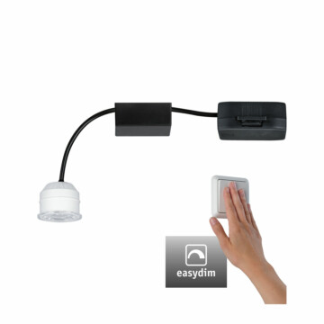 Paulmann LED Modul Einbauleuchte Easy Dim Nova Mini Plus Coin    rund 35mm  Coin 4.2W 300lm 230V dimmbar 2700K Klar