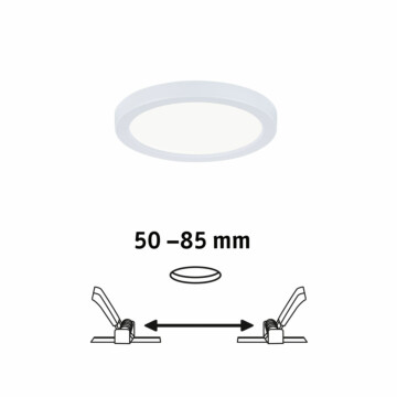 Paulmann VariFit LED Einbaupanel Areo IP44 rund 118mm  6.5W 500lm 4000K Weiß