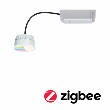 Paulmann LED Modul Einbauleuchte Smart Home Zigbee 3.0 RGBW Coin    rund 50mm  Coin 5.2W 400lm 230V dimmbar RGBW Satin