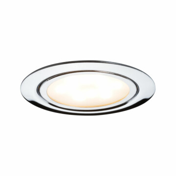 Paulmann LED Möbeleinbauleuchten Micro Line 3er-Set  rund 65mm 3x4.5W 3x300lm 230V  2700K Chrom