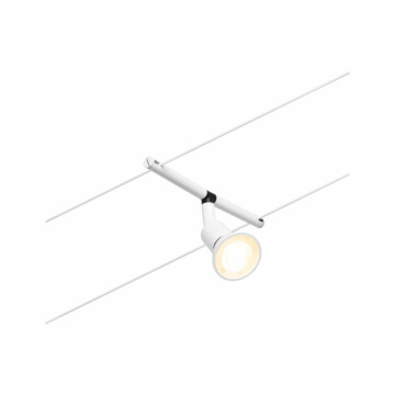 Paulmann CorDuo Seilsystem Salt Einzelspot GU5.3  max. 10W   12V Weiß matt#Chrom