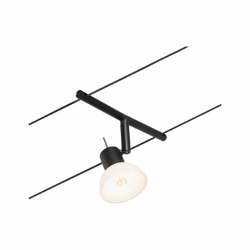 Paulmann CorDuo Seilsystem Sheela Einzelspot GU5.3  max. 10W   12V Schwarz matt#Chrom