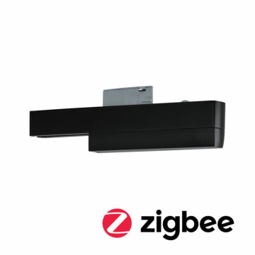 Paulmann URail Schienenadapter Smart Home Zigbee 3.0 On/Off/Dimm 166x20mm Schwarz matt