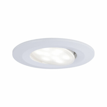 Paulmann LED Einbauleuchte Calla  schwenkbar IP65 rund 90mm 30°  6W 530lm 230V  4000K Weiß matt