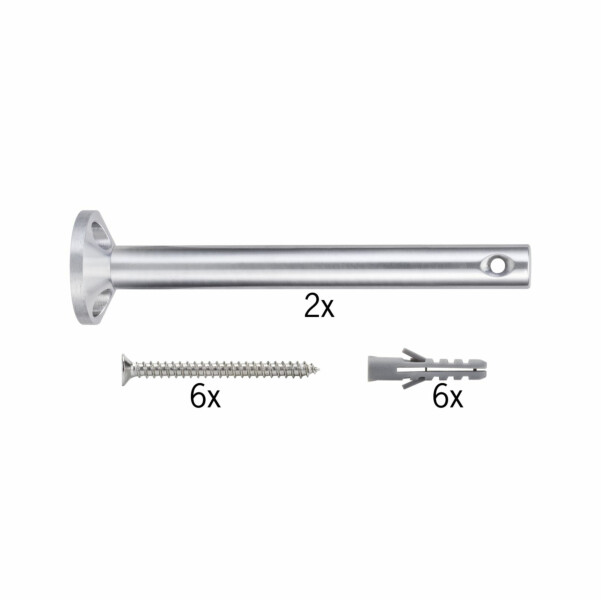 Paulmann Seilsystem Montageset Umlenker/Abhängung  Chrom matt