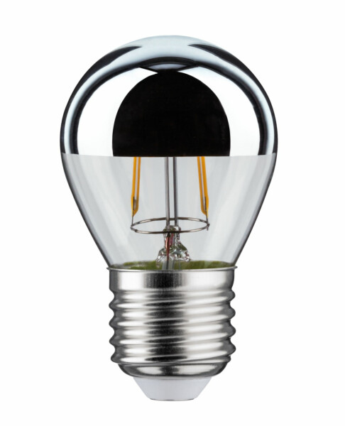 Paulmann Modern Classic Edition Standard 230V LED Tropfen Kopfspiegel E27   220lm 2.6W 2700K  Kopfspiegel Silber
