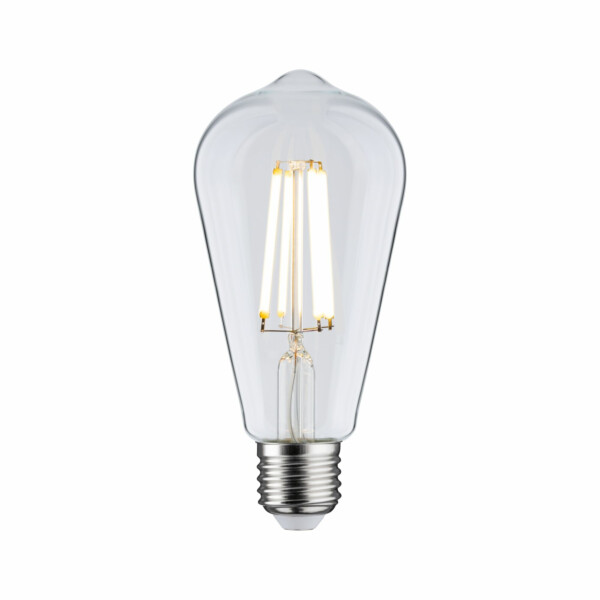 Paulmann Eco-Line Filament 230V LED Kolben ST64 E27   840lm 4W 3000K  Klar