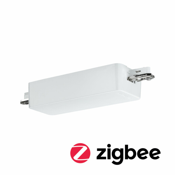 Paulmann URail Schienenadapter Smart Home Zigbee 3.0 Dimm/Switch  155x56mm Weiß