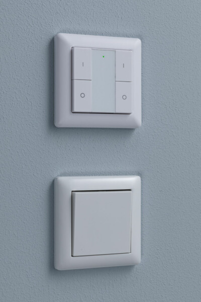 Paulmann Preisattraktives Starterset Zigbee 3.0 Smart Home smik Gateway + LED Birne Filament G95 Tunable White + Schalter