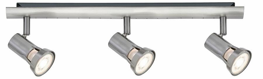 Paulmann Spotlight Teja   GU10   230V max. 3x10W dimmbar Nickel satiniert