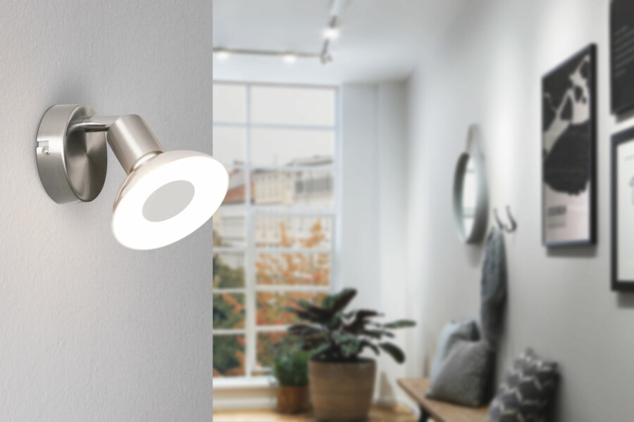 Paulmann Spotlight Carolina   GU10   230V max. 10W dimmbar Nickel matt