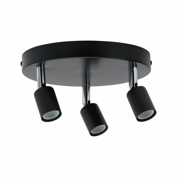 Paulmann Spotlight Carolina  IP44 GU10   230V max. 3x10W dimmbar Anthrazit#Chrom