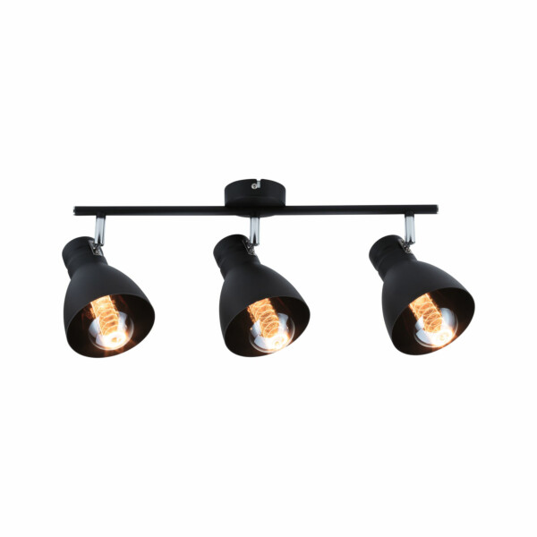 Paulmann Spotlight Davy   E27   230V max. 3x20W dimmbar Schwarz