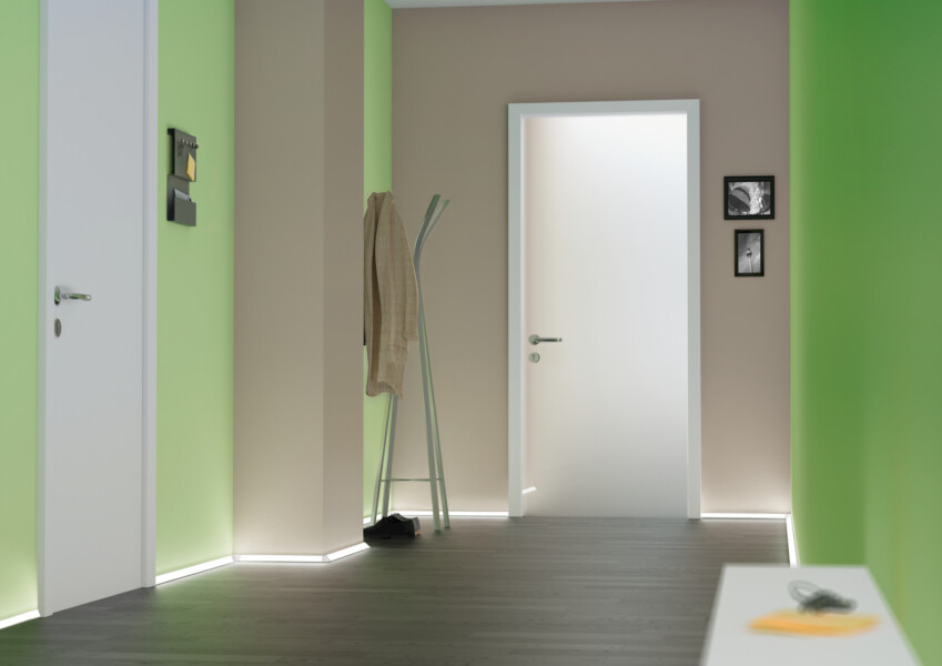 Paulmann LED Strip Profil Delta 1m Alu#Satin