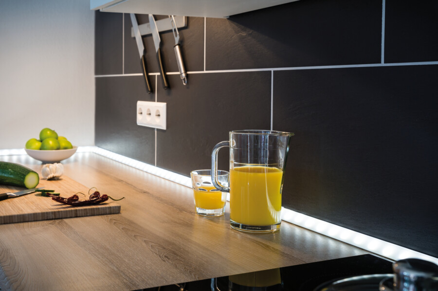 Paulmann LED Strip Profil Delta 1m Alu#Satin